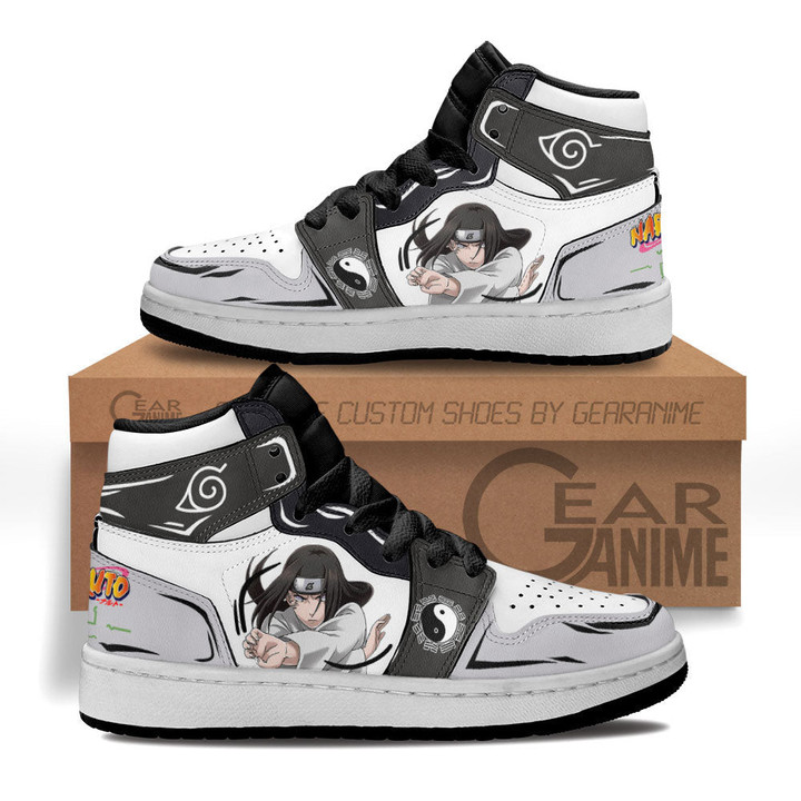 Neji Hyuuga Kids Sneakers Custom Anime NRT Kids Shoes - 1 - GearAnime