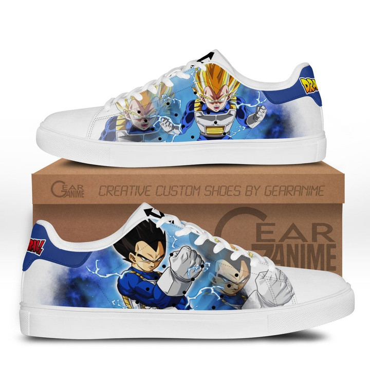 Dragon Ball Vegeta Skate Sneakers Custom Anime Shoes - 1 - GearAnime