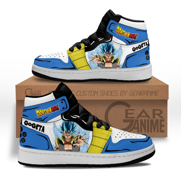 Gogeta Kids Sneakers Custom Anime Dragon Ball Kids Shoes - 1 - GearAnime