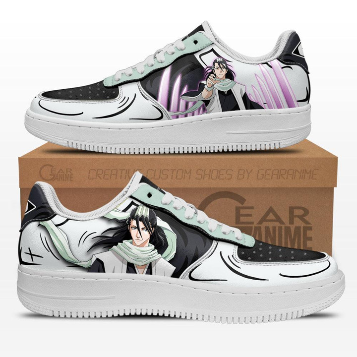 Bleach Byakuya Kuchiki Air Sneakers Custom Anime Shoes - 1 - GearAnime