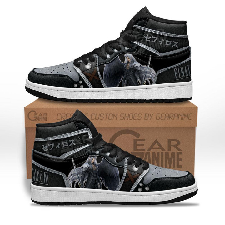 Sephiroth Sneakers Custom Final Fantasy VII Shoes - 1 - GearAnime