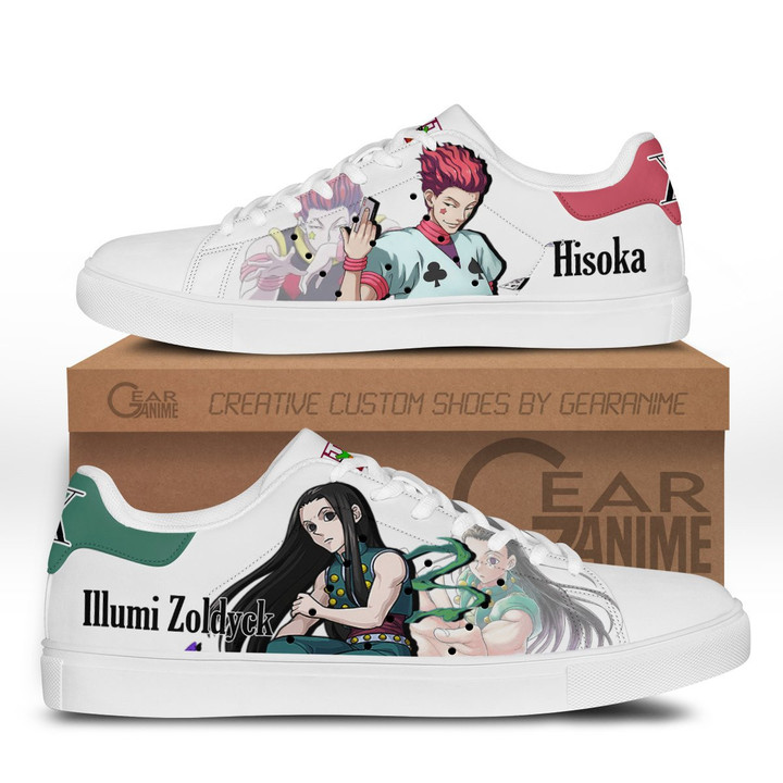 Hunter X Hunter Hisoka and Illumi Skate Sneakers Custom Anime Shoes - 1 - GearAnime