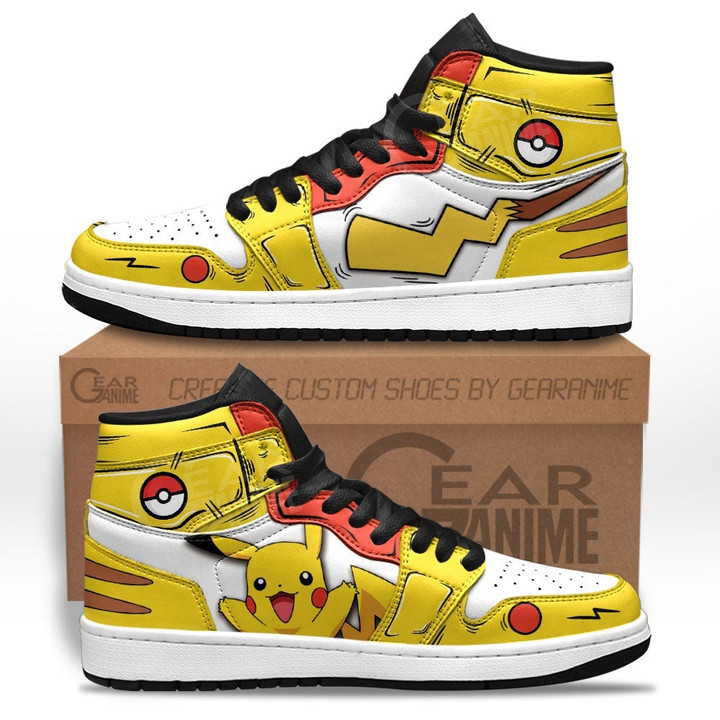 Pokemon Pikachu Sneakers Custom Anime Shoes - 1 - GearAnime