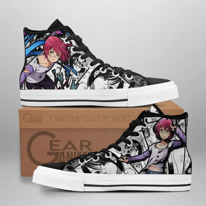 Gowther High Top Shoes Custom Manga Anime Seven Deadly Sins Sneakers - 1 - GearAnime