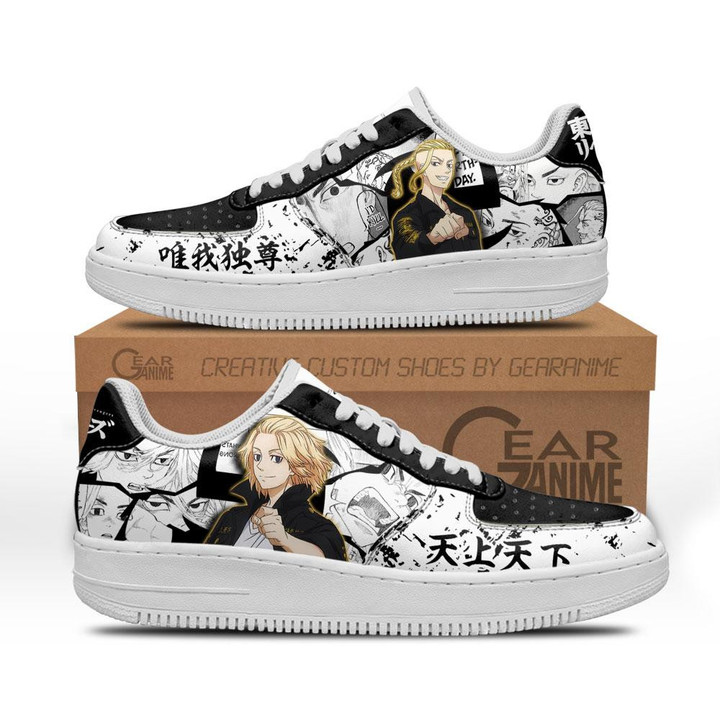 Draken And Mikey Air Sneakers Custom Anime Tokyo Revengers Shoes - 1 - GearAnime