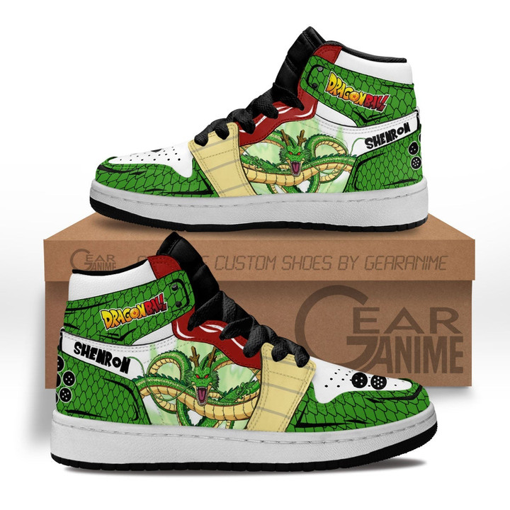 Shenron Kids Sneakers Custom Anime Dragon Ball Kids Shoes - 1 - GearAnime