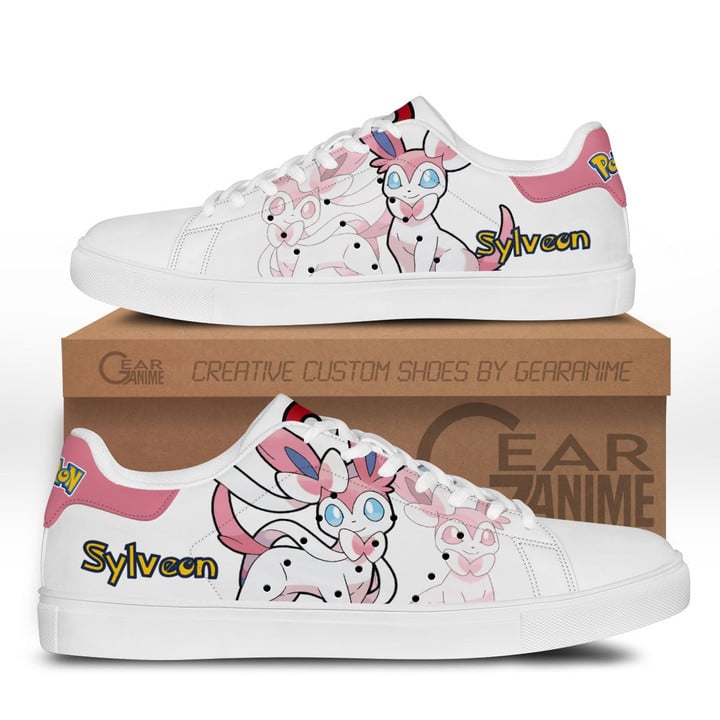 Pokemon Sylveon Skate Sneakers Custom Anime Shoes - 1 - GearAnime