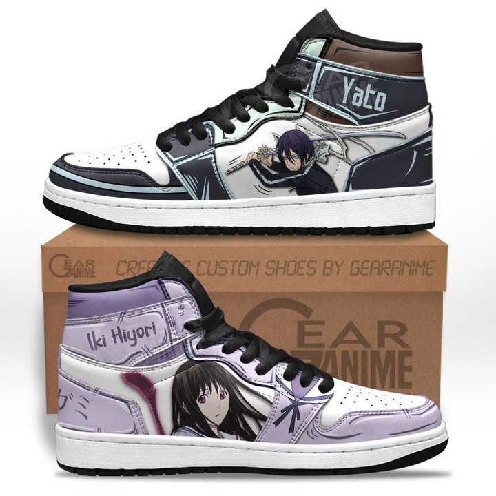 Noragami Iki Hiyori and Yato Sneakers Custom Anime Shoes - 1 - GearAnime