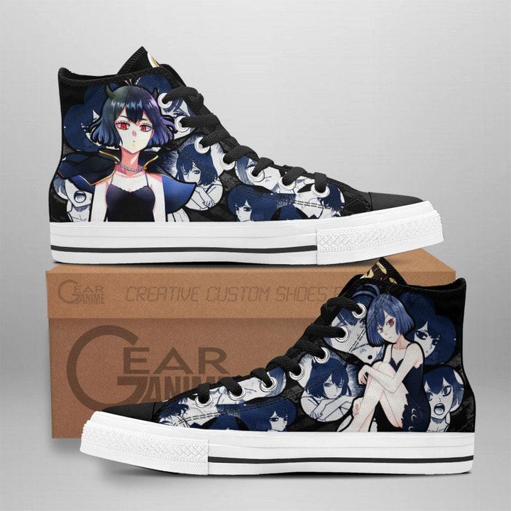 Secre Swallowtail High Top Shoes Custom Manga Anime Black Clover Sneakers - 1 - GearAnime