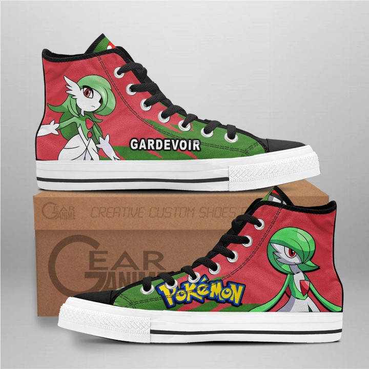 Pokemon Gardevoir High Top Shoes Custom Anime Sneakers - 1 - GearAnime