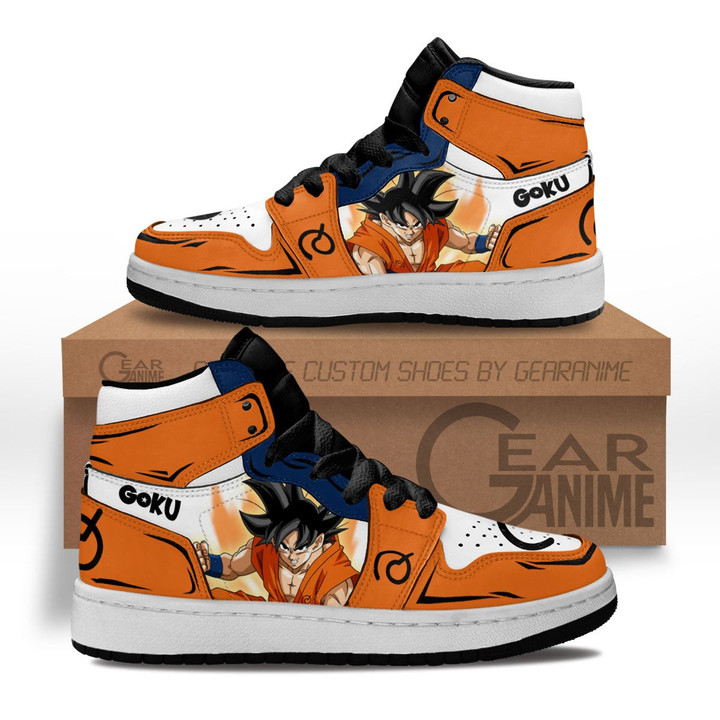 Goku Whis Kids Sneakers Custom Anime Dragon Ball Kids Shoes - 1 - GearAnime