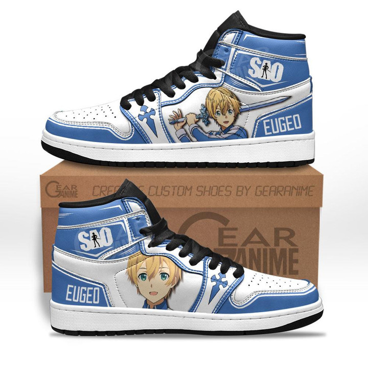 SAO Eugeo Sneakers Custom Anime Sword Art Online Shoes - 1 - GearAnime