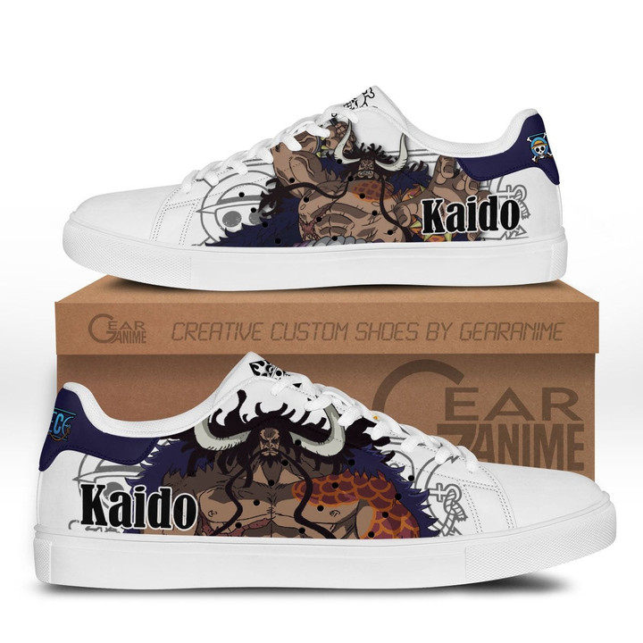 Kaido Skate Sneakers Custom Anime One Piece Shoes - 1 - GearAnime