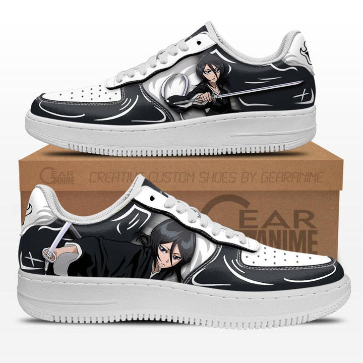 Rukia Kuchiki Air Sneakers Custom Anime Bleach Shoes - 1 - GearAnime
