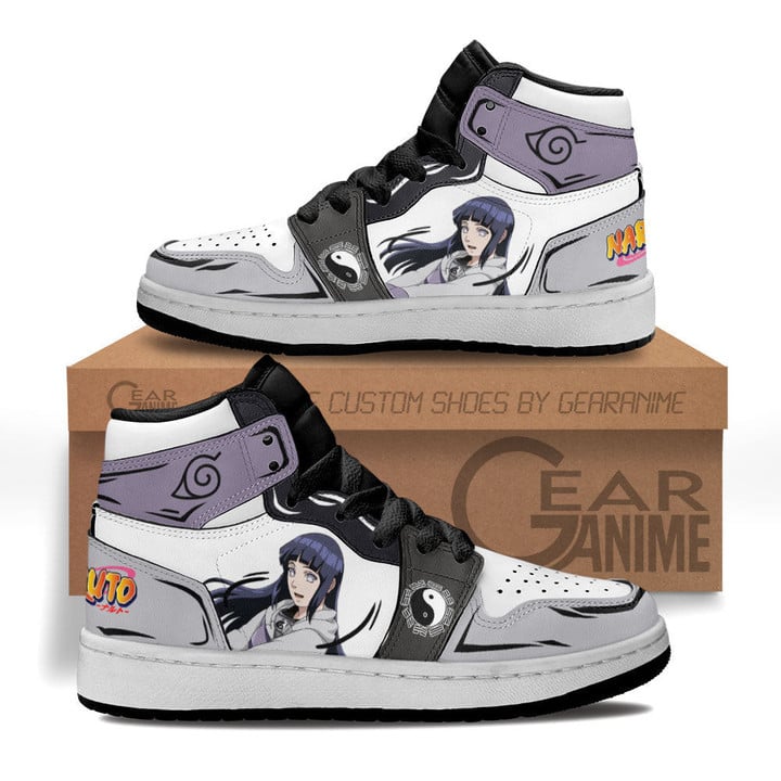 Hinata Hyuuga Kids Sneakers Custom Anime NRT Kids Shoes - 1 - GearAnime