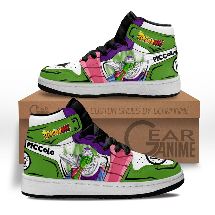 Piccolo Kids Sneakers Custom Anime Dragon Ball Kids Shoes - 1 - GearAnime