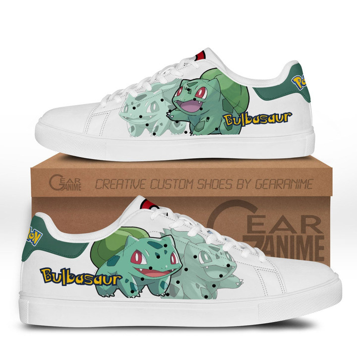 Pokemon Bulbasaur Skate Sneakers Custom Anime Shoes - 1 - GearAnime