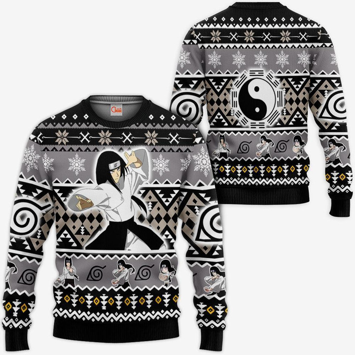 Hyuga Neji Ugly Christmas Sweater Custom Xmas Gifts Idea - 1 - GearAnime