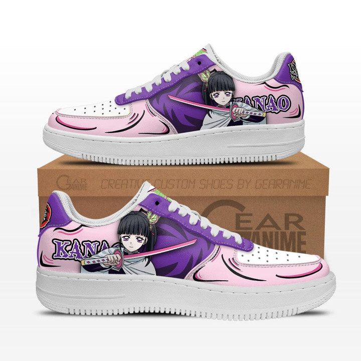 Tsuyuri Kanao Air Sneakers Custom Anime Demon Slayer Shoes - 1 - GearAnime