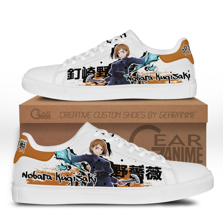 Nobara Kugisaki Skate Sneakers Custom Anime Jujutsu Kaisen Shoes - 1 - GearAnime