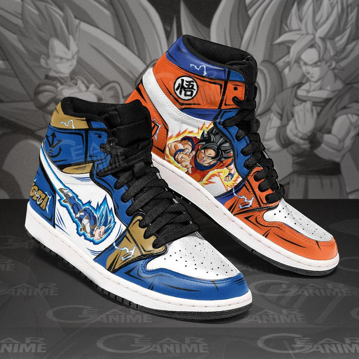 Goku and Vegeta Sneakers Custom Dragon Ball Anime Shoes - 2 - GearAnime