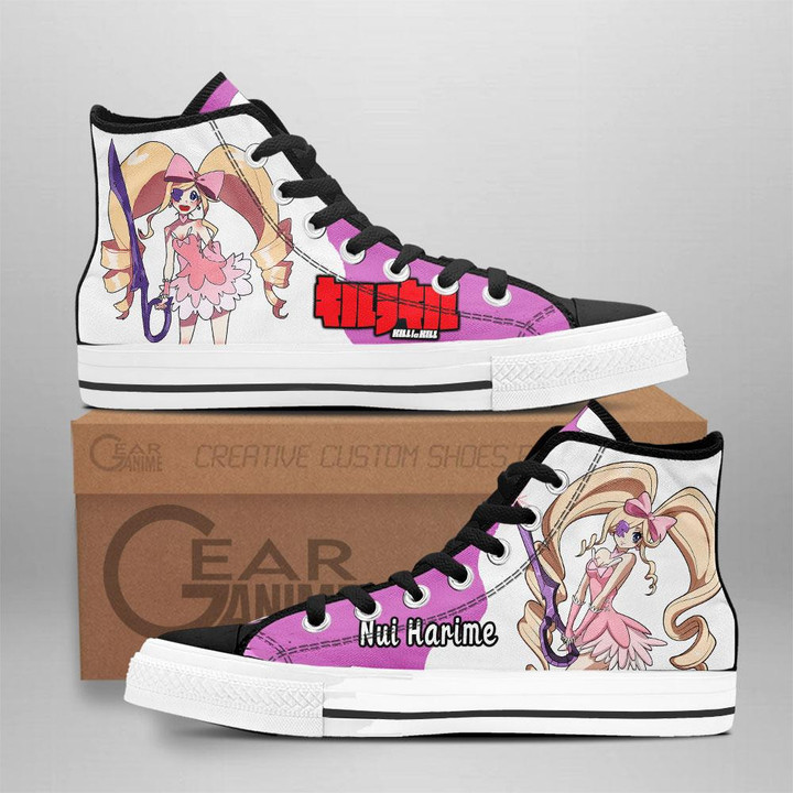Kill la Kill Nui Harime High Top Shoes Custom Anime Sneakers - 1 - GearAnime