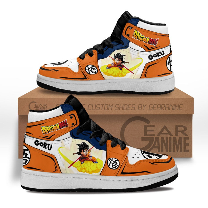 Goku Kid Kids Sneakers Custom Anime Dragon Ball Kids Shoes - 1 - GearAnime
