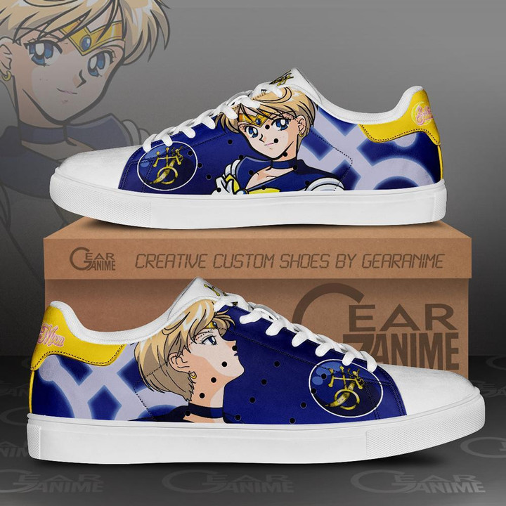 Sailor Uranus Skate Shoes Sailor Moon Anime Custom Shoes PN10 - 1 - GearAnime