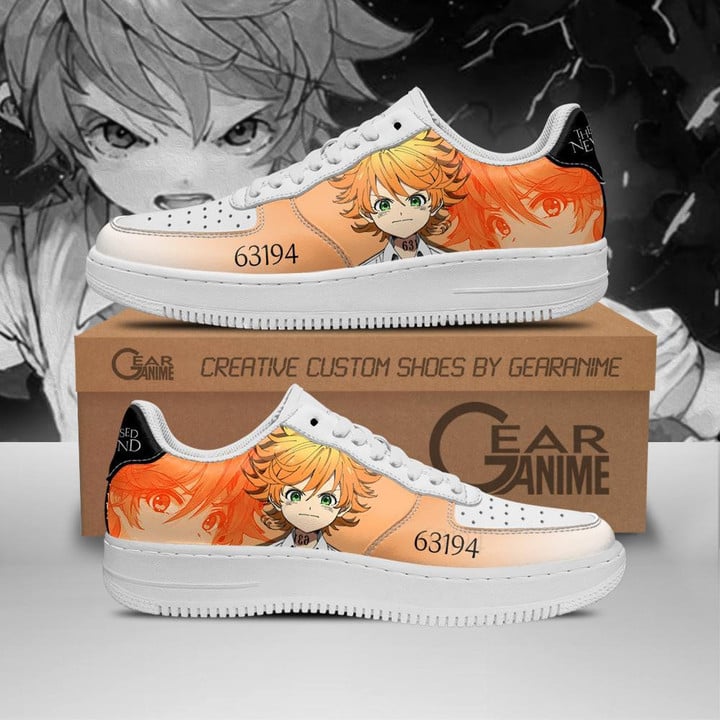 Emma The Promised Neverland Sneakers Custom Anime Shoes Fan Gift Idea - 1 - GearAnime