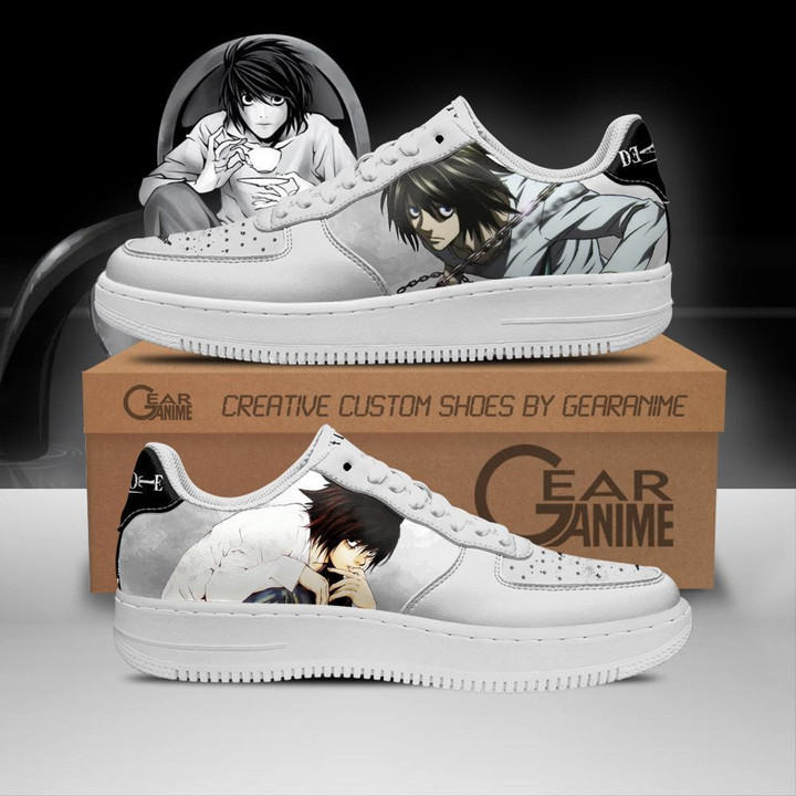 Death Note L Lawliet Shoes Custom Anime PT11 - 1 - GearAnime