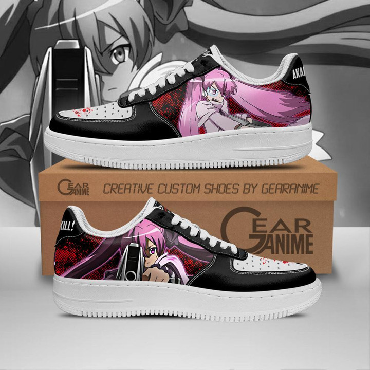 Akame Ga Kill Mine Air Shoes Custom Anime Sneakers PT11 - 1 - GearAnime
