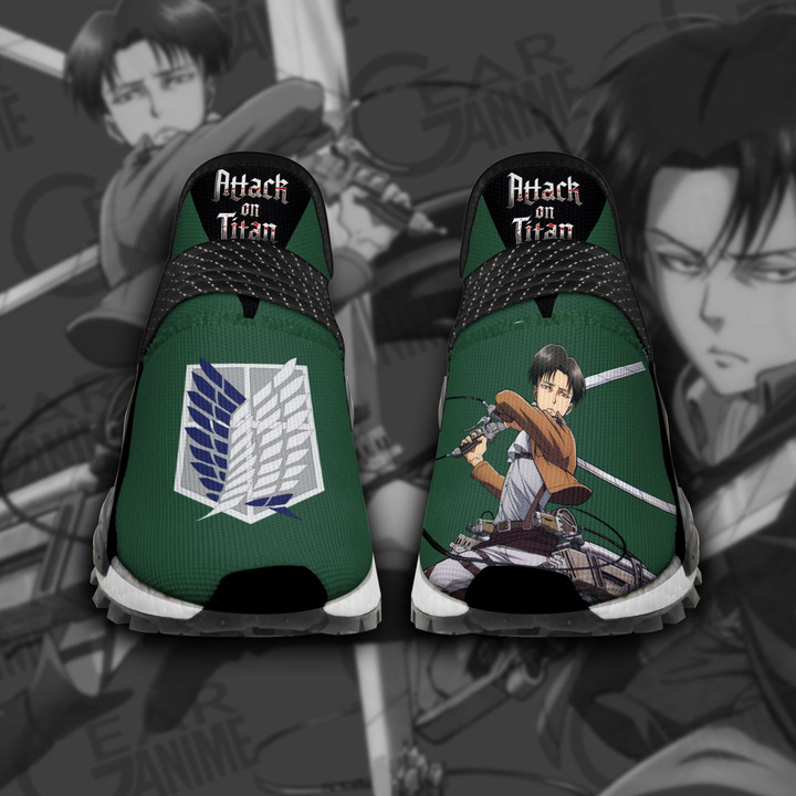 Levi Ackerman Shoes Attack On Titan Custom Anime Shoes TT11 - 1 - GearAnime