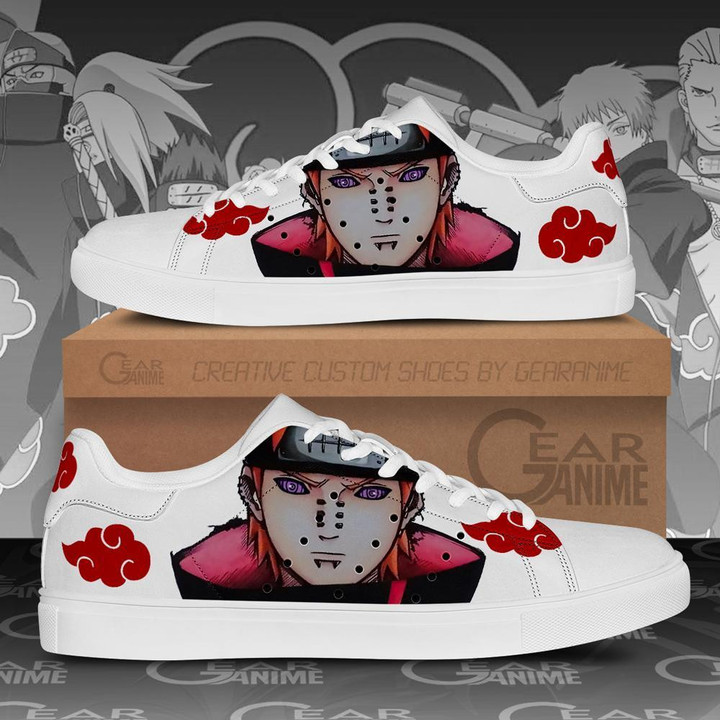 Akatsuki Nagato Pain Skate Shoes Anime Custom Shoes PN09 - 1 - GearAnime