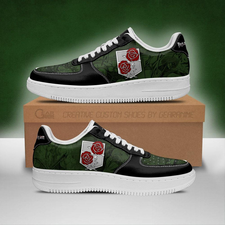 AOT Garrison Regiment Sneakers Attack On Titan Anime Shoes - 1 - GearAnime