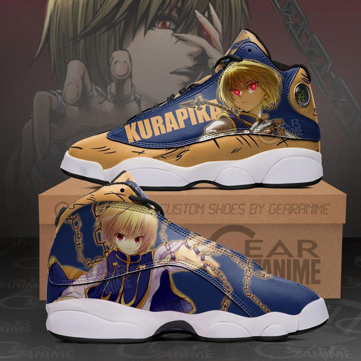 Kurapika Sneakers Custom Anime Hunter X Hunter Shoes - 1 - GearAnime