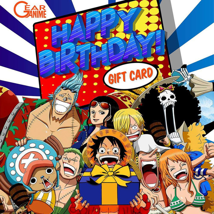 Happy Birthday Gift Card - 1 - GearAnime
