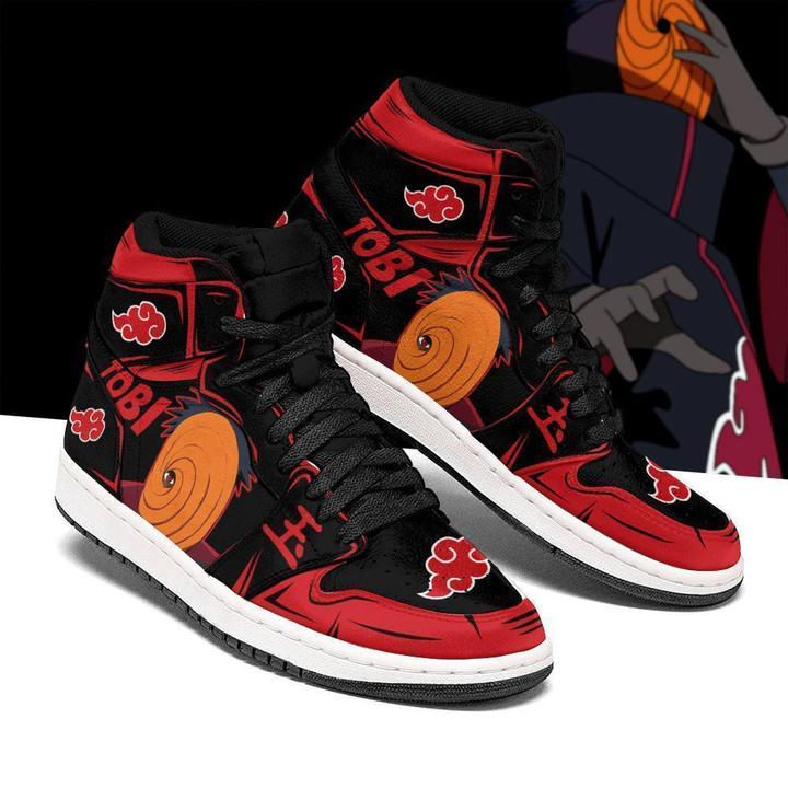 Akatsuki Tobi Sneakers Custom Anime Shoes Fan Gift Idea - 1 - GearAnime