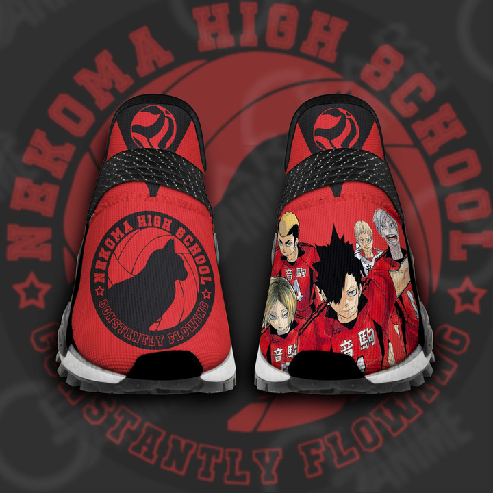 Nekoma High Shoes Haikyuu Custom Anime Shoes PT11 - 1 - GearAnime