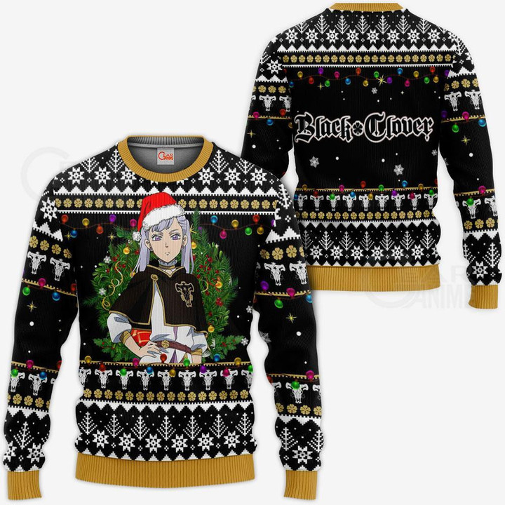 Noelle Silva Ugly Christmas Sweater Black Clover Anime Xmas Gift VA11 - 1 - GearAnime