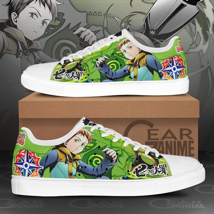 King Skate Shoes The Seven Deadly Sins Anime Custom Sneakers PN10 - 1 - GearAnime