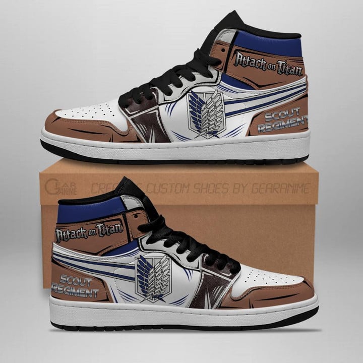 Scout Regiment Sneakers Attack On Titan Anime Sneakers - 1 - GearAnime