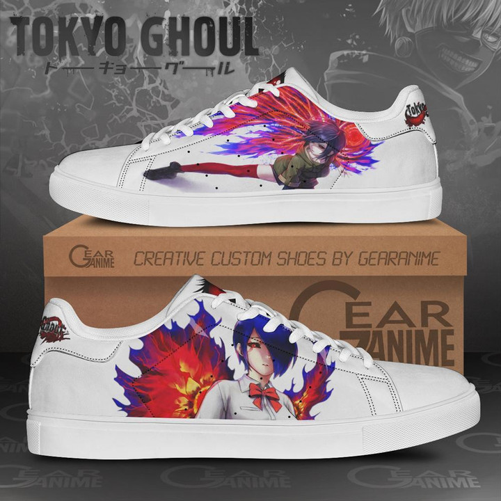 Touka Kirishima Skate Shoes Tokyo Ghoul Custom Anime Shoes PN11 - 1 - GearAnime