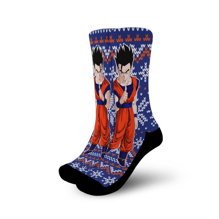 Gohan Socks Ugly Dragon Ball Anime Socks Gift Idea - 1 - GearAnime