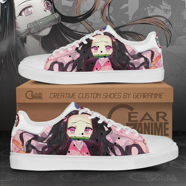 Nezuko Skate Shoes Custom Demon Slayer Anime Shoes - 1 - GearAnime
