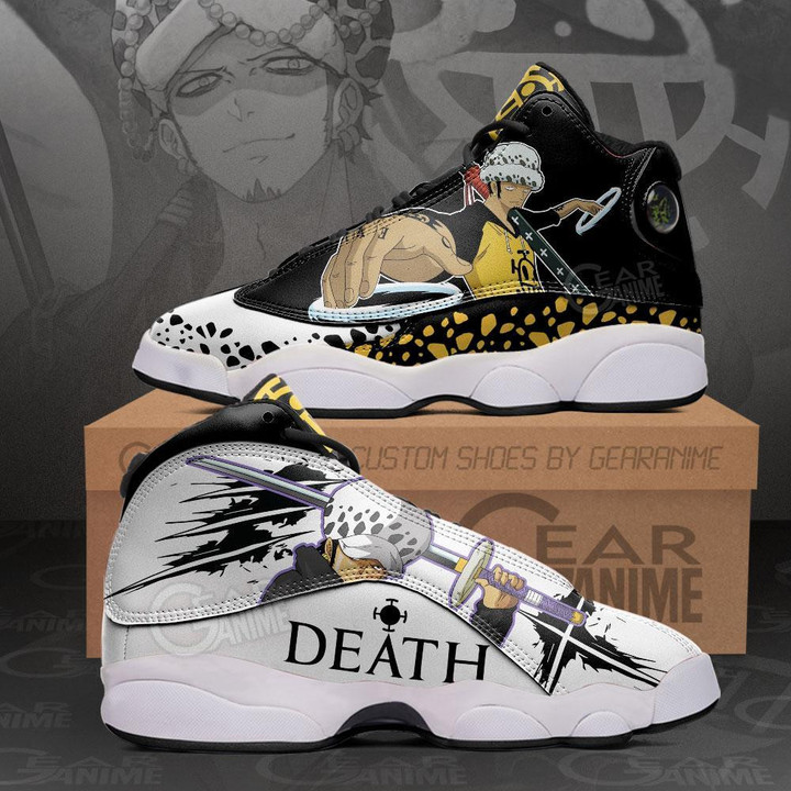 Trafalgar Law Sneakers Custom Anime One Piece Shoes - 1 - GearAnime