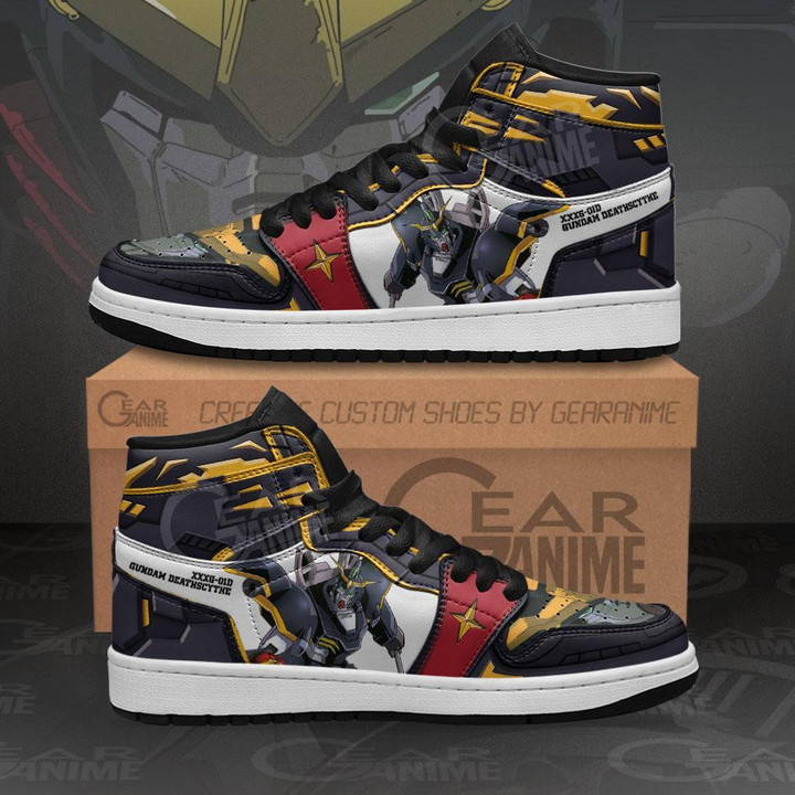 XXXG-01D Gundam Deathscythe Sneakers Custom Anime Gundam Deathscythe Shoes - 1 - GearAnime