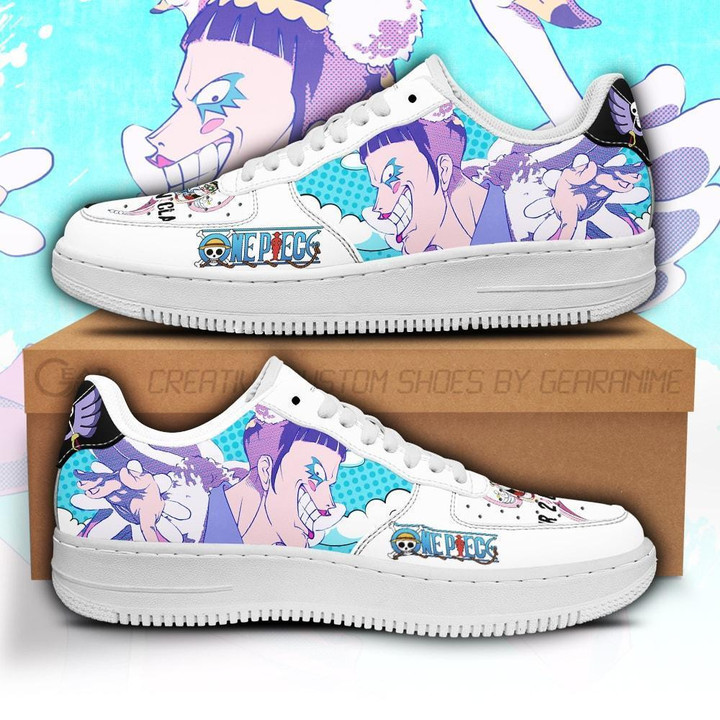 Mr 2 Bon Clay Air Sneakers Custom Anime One Piece Shoes - 1 - GearAnime