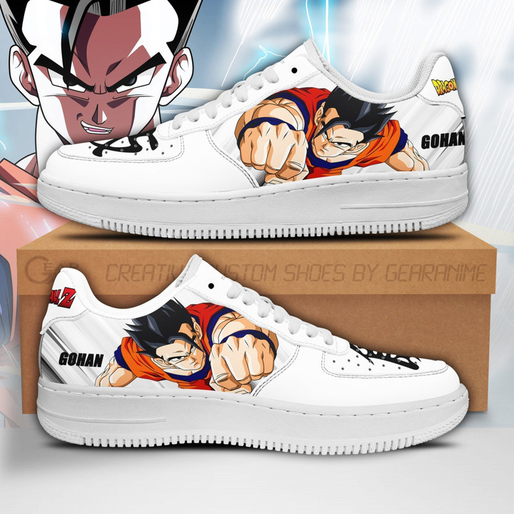 Gohan Air Sneakers Custom Dragon Ball Anime Shoes Simple - 1 - GearAnime