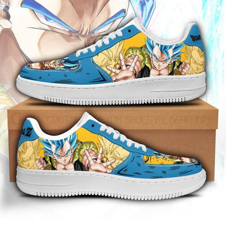 Gogeta Sneakers Custom Dragon Ball Anime Shoes Fan Gift PT05 - 1 - GearAnime