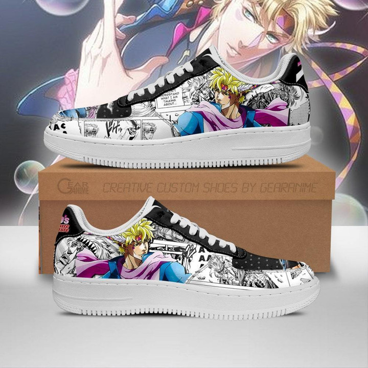 Caesar Zeppeli Sneakers Manga Style JoJo's Anime Shoes Fan Gift PT06 - 1 - GearAnime